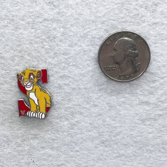 🔮 5/$25 Disney Alphabet The Lion King S For Simba Pin - Picture 2 of 3